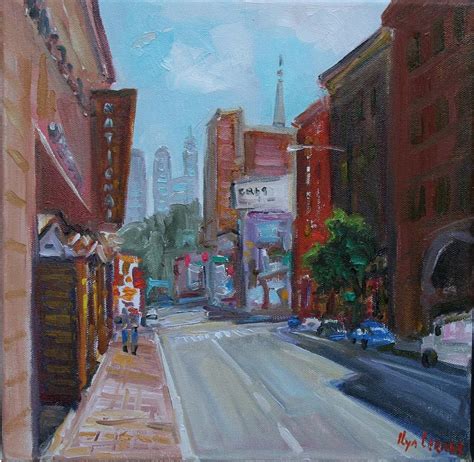 Second Street Philadelphia Painting by Ilya Lerner | Fine Art America