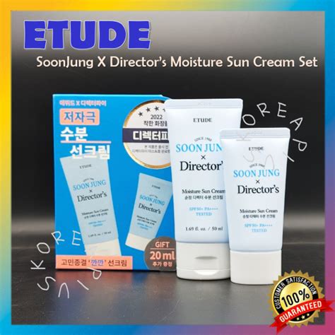 Etude Soonjung Director S Moisture Sun Cream Set Spf Pa