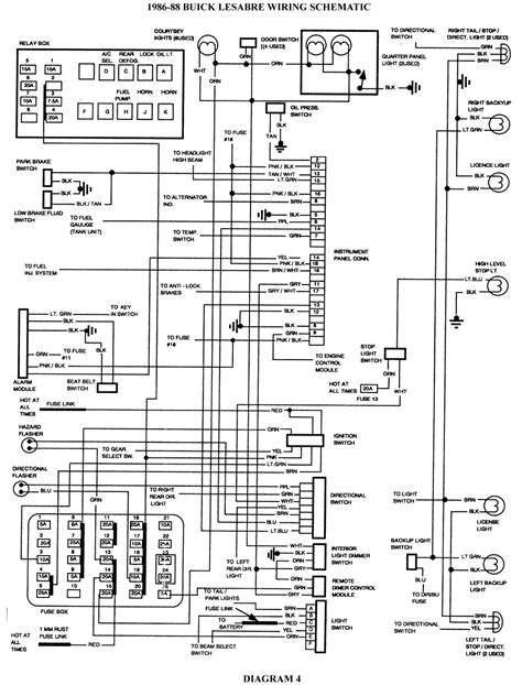 [11 ] Stereo Wiring Diagram For Buick Lesabre 2001 1996 Buick Lesabre Radio Wiring Diagram