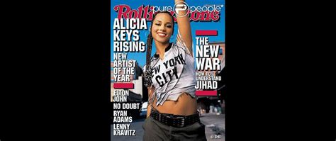 Le Phénomène Soul Alicia Keys En Une De Rolling Stone Novembre 2001