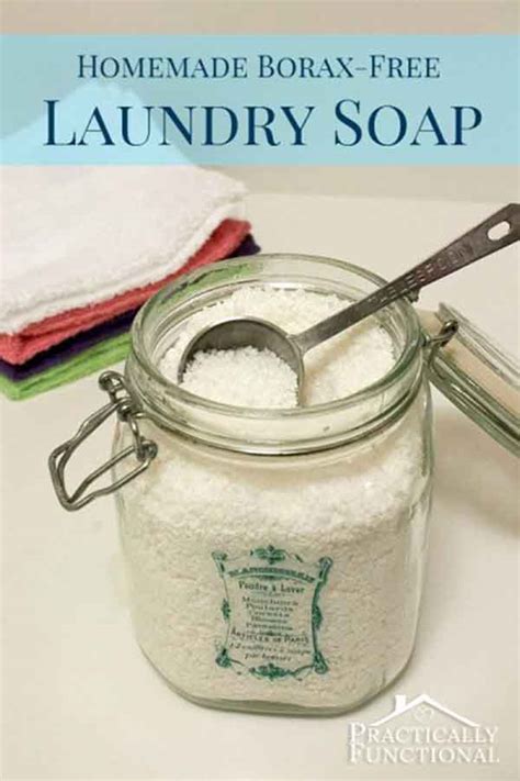 Homemade Laundry Soap Borax Free