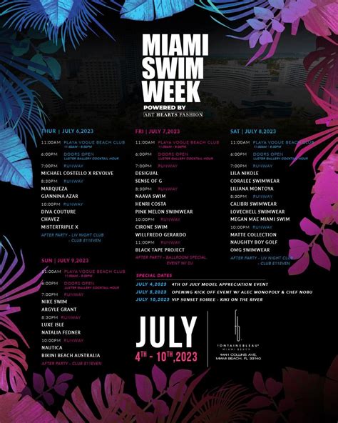 Miami Swim Week Dates Jeni Corabel