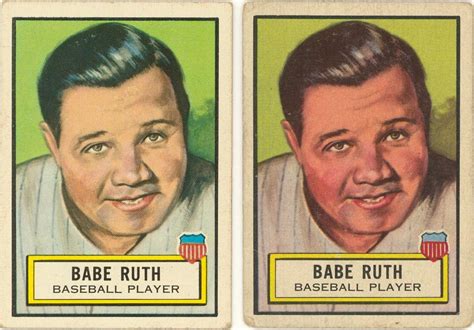 Lot Detail Topps Look N See Babe Ruth Pair