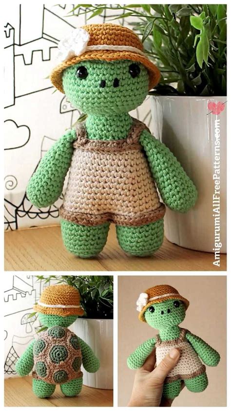 Amigurumi Nika The Turtle Crochet Free Pattern Crochet Turtle