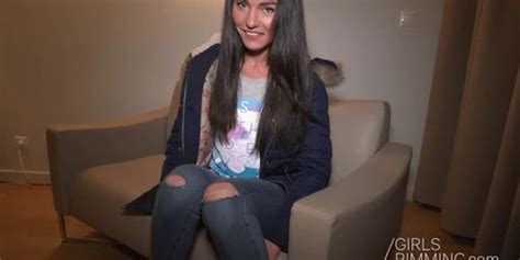 Rough Rimjob Casting With Brunette Beauty Tnaflix