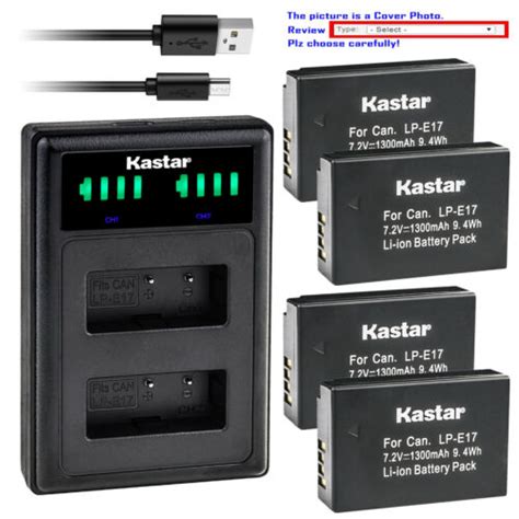 Kastar Battery Lld Usb Charger For Canon Lp E Lc E Canon Rebel