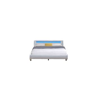 Lit Gina Pour Matelas X Sommier T Te De Lit Incurvee Couleur