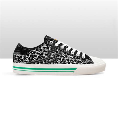 Jual Geoff Max Maverick Fucktype Black White Shoes Vulcanized