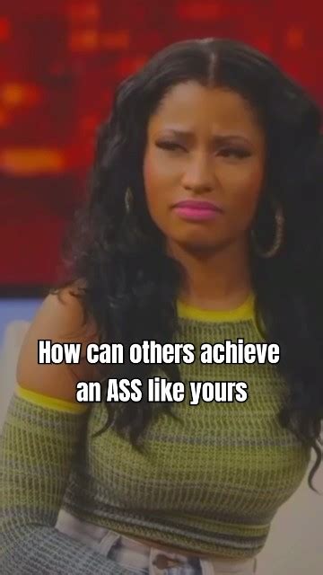 Nicki Minaj Gets CONFRONTED About Her ASS Nickiminaj Tonightshow