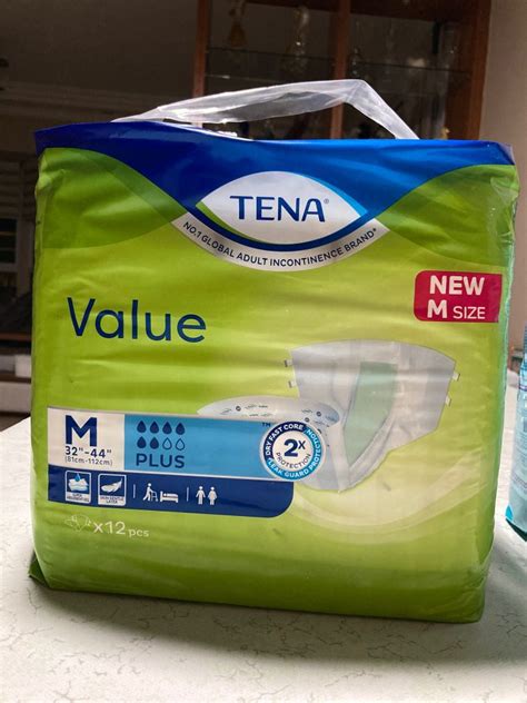 Tena Value Plus Adult Diapers Health Nutrition Medical Supplies