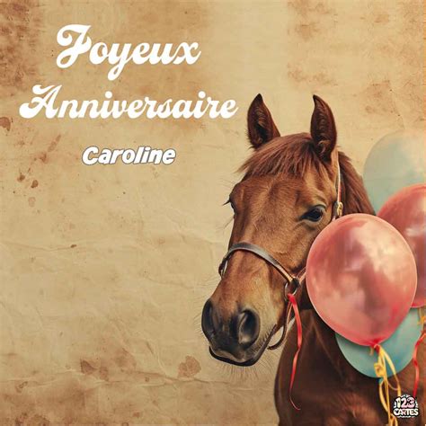 Hiboux Qui Dansent Avec Le Texte Joyeux Anniversaire Caroline 123cartes