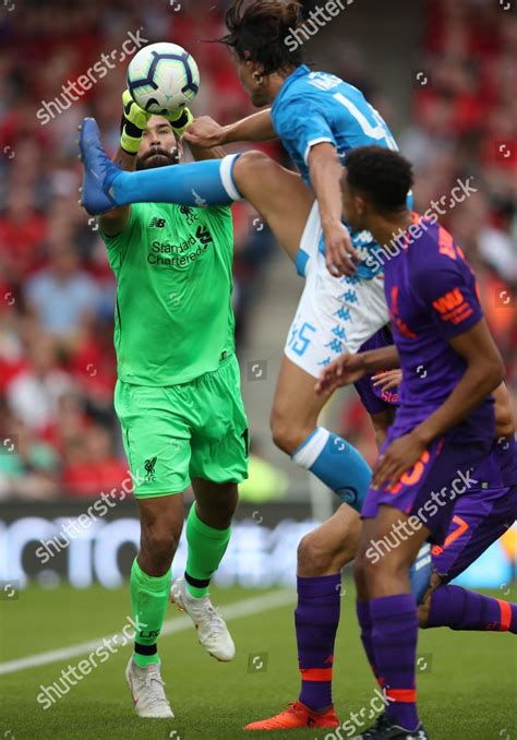 Liverpool Goalkeeper Alisson Becker Saves Editorial Stock Photo - Stock ...