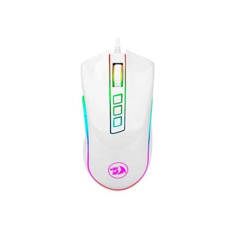 Ripley MOUSE GAMER REDRAGON COBRA M711W RGB CON CABLE BLANCO