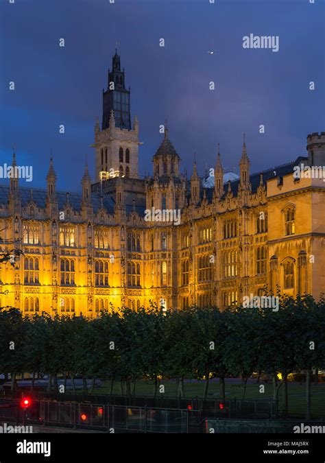 View of the Palace of Westminster aka Houses of Parliament building in ...