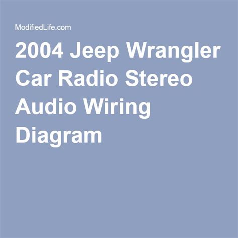 Jeep Mj Speaker Wiring Diagram Jeep Wiring Subwoofer Tj Wran