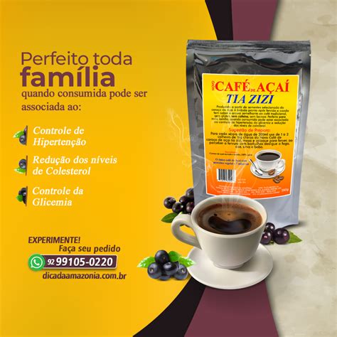 Café De Açaí Dica Da Amazônia