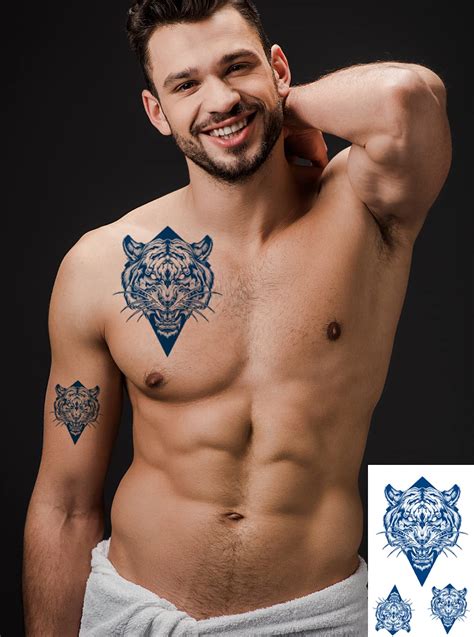 Aresvns Premium Temporary Tattoo For Men Long Lasting Weeks