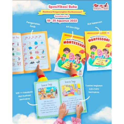 Jual Buku Membaca Menyenangkan Ala Montessori Zahra Membaca