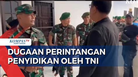 Dugaan Intimidasi Tni Ad Di Mapolres Medan Puspom Tni Tahan Mayor Dedi