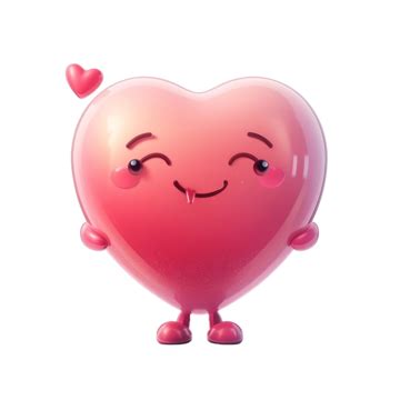 cute pink love cartoon character pink love valentine png transparent