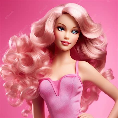 Premium Photo Portrait Of The Beautiful Barbie