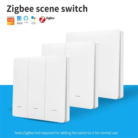 Smart Home Control Tool Zigbee Wireless Scene Switch Push Button