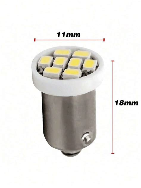 Kit Par De Lampadas Super Led Pingo T W Ba S H Led Para Farolete Meia