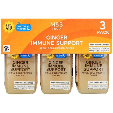 Mands Ginger And Apple Immune Support Multipack Shots Ocado