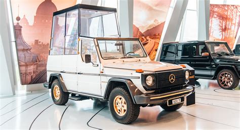 Mercedes G Class Popemobile Turns 40 Years Old This Year Carscoops