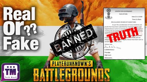 PUBG Mobile Banned In India Truth Behind The Viral Government Notice