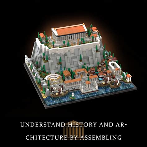 Buy Givenni Architecture Landmark Collection The Acropolis In Athens Building Set Collectible