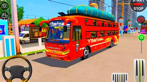 🔴bus Simulator Indonesia Game Play Mobile 3d। Bus Games Part 1 Youtube