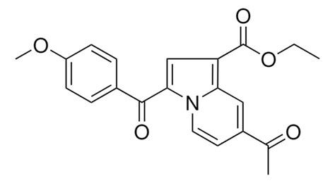 ETHYL 7 ACETYL 3 4 METHOXYBENZOYL 1 INDOLIZINECARBOXYLATE AldrichCPR