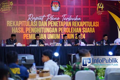 Infopublik Kpu Balangan Gelar Rapat Pleno Terbuka Rekapitulasi Hasil