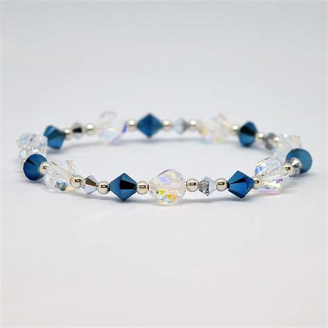 Bracelet Cristal Bleu Nuit