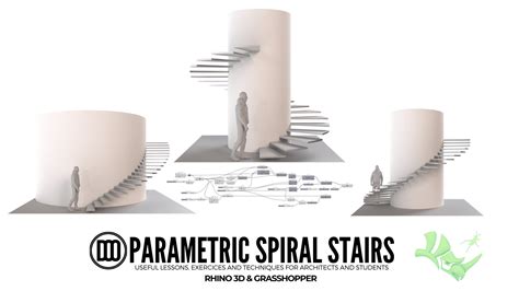 Rhino D Grasshopper Learn To Create Spiral Stairs Using Parametric