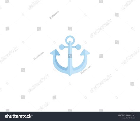 Anchor Vector Isolated Emoji Icon Anchor Stock Vector (Royalty Free ...