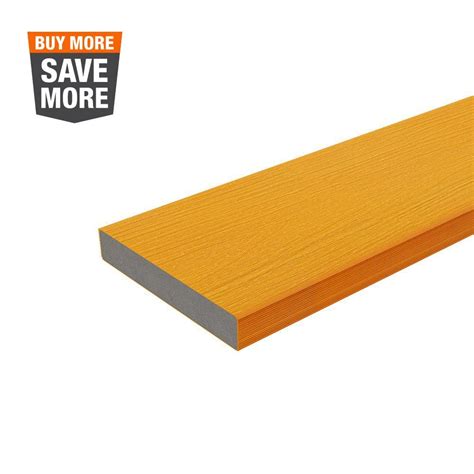 Newtechwood In X In X Ft Floridian Orange Solid Composite