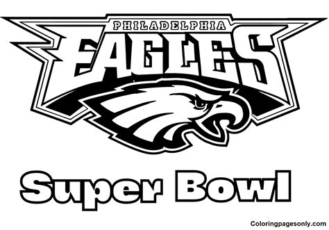 Philadelphia Eagles Coloring Pages Printable For Free Download