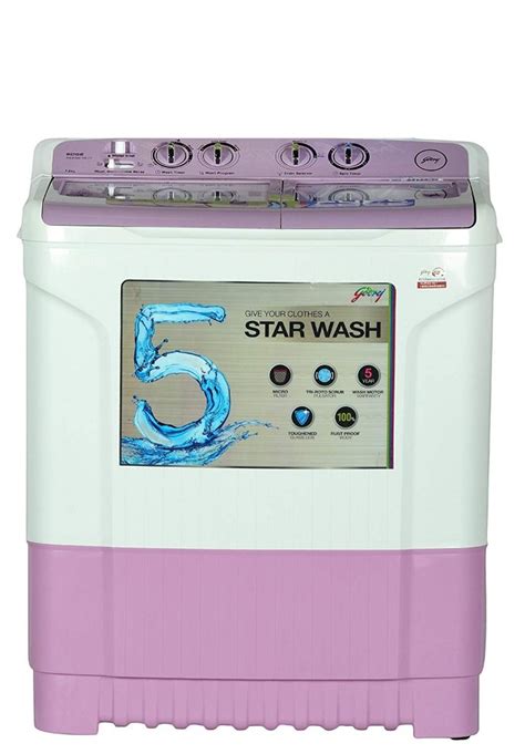 Godrej 7 Kg Semi Automatic Top Load Washing Machine WS 700 CT Purple