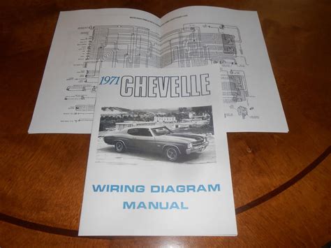 1971 Chevelle Wiring Diagram Manual 71 Chevrolet Diagrams Malibu Ss El Camino Ebay