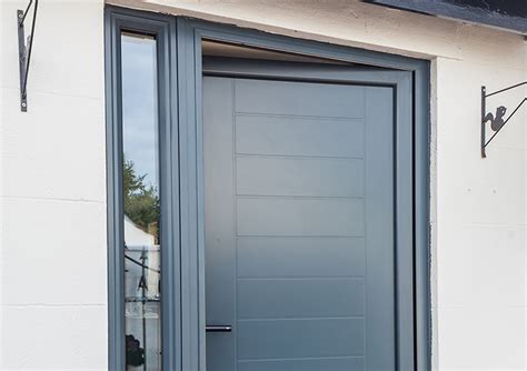 Aluminium Front Doors In Anthracite Grey Kat Uk