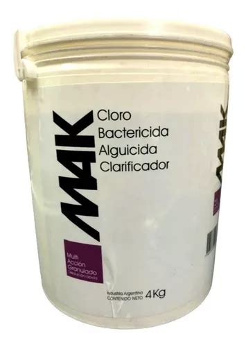 Cloro Bactericida Alguicida Granulado Multiaccion X Kg Mak