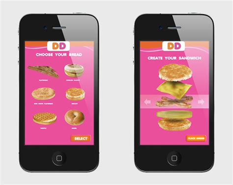 Dunkin Donuts Digital Menu Mobile App And Kiosk Design On Behance