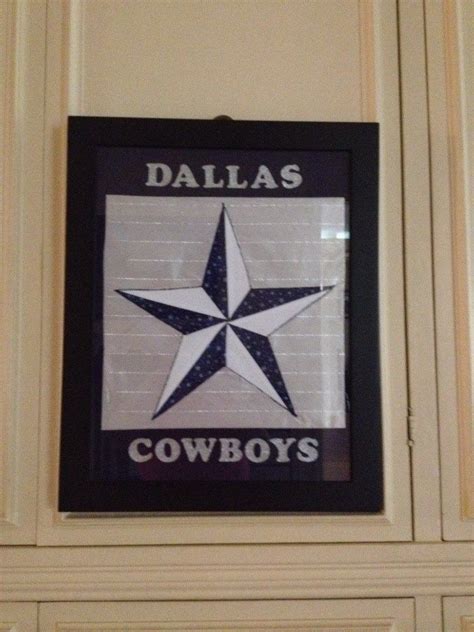 Dallas Cowboys Star Quilt Block Cowboy Quilt Star Quilt Blocks