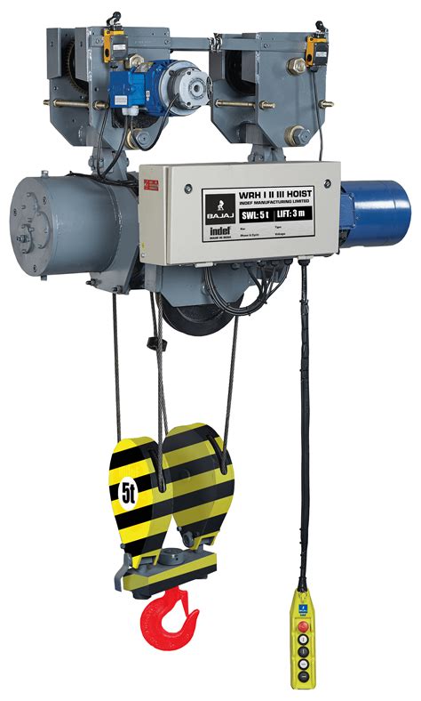 Electric Wire Rope Hoist Manufacturer In India Indef