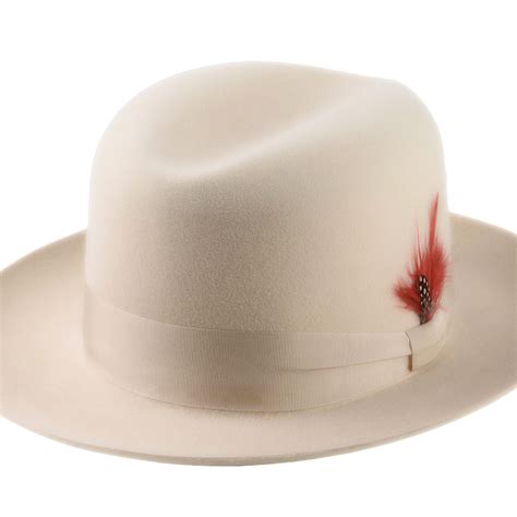 Handcrafted Cream Fedora Hat The Tobin Agnoulita Hats