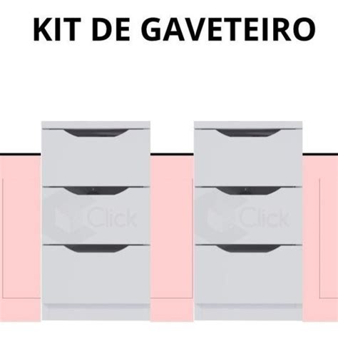 Conjunto Gaveteiro De Chão Multiuso Leroy Merlin