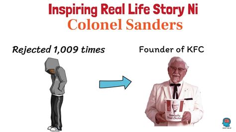 Inspiring Real Life Story Ni Colonel Sanders Founder Of Kfc Youtube