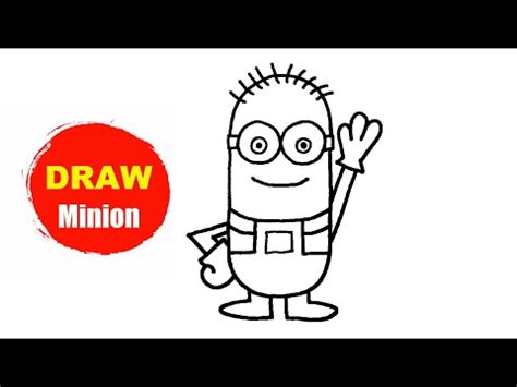 How To Draw A Minion Minion Drawing Step By Step Easy